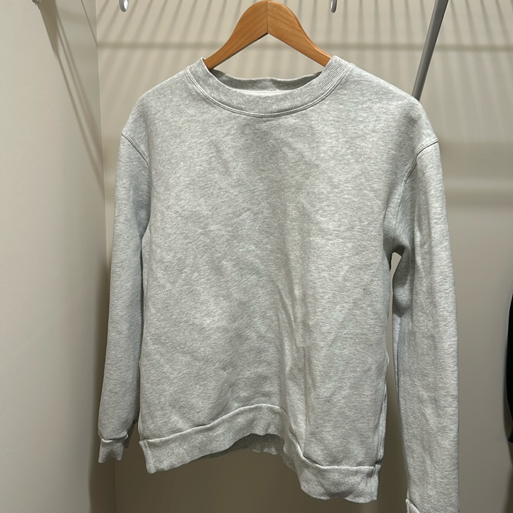 Lululemon Steady State Crew Medium Heathered Core Ultra Light Grey